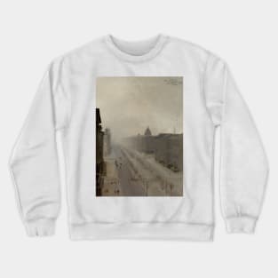 Unter den Linden Street in Berlin by Anna Bilinska Crewneck Sweatshirt